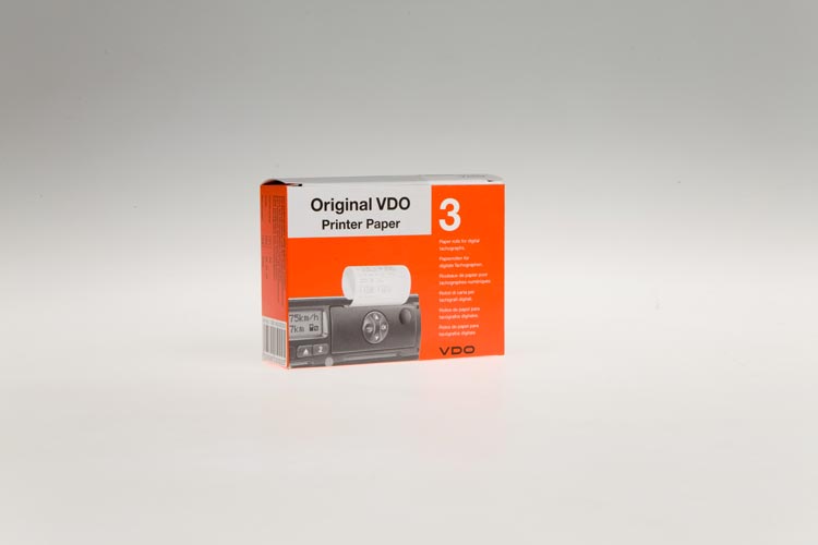 Thermographic paper for digital tachographs